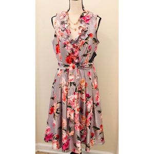 Jessica Howard Floral Print Missy Dress
